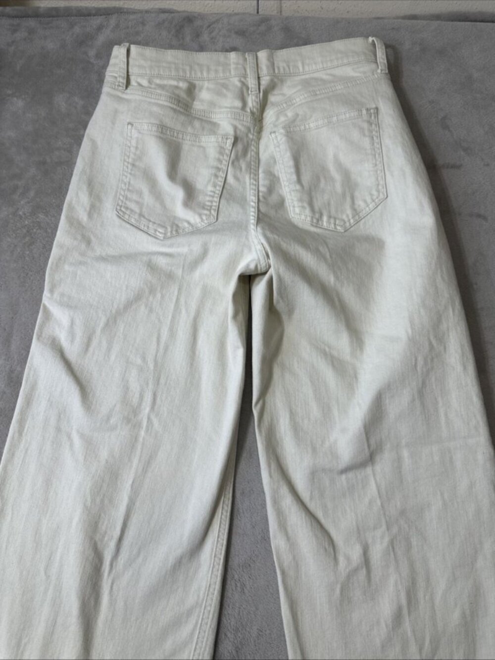 Boden wide leg jeans women’s cream high rise denim pants 29 - Picture 10 of 10